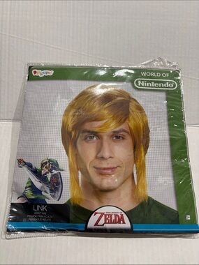Nintendo Gold Link Costume Wig